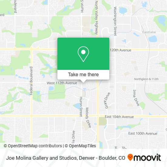 Mapa de Joe Molina Gallery and Studios