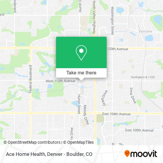 Ace Home Health map