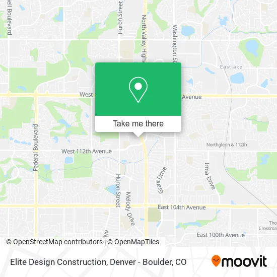 Elite Design Construction map