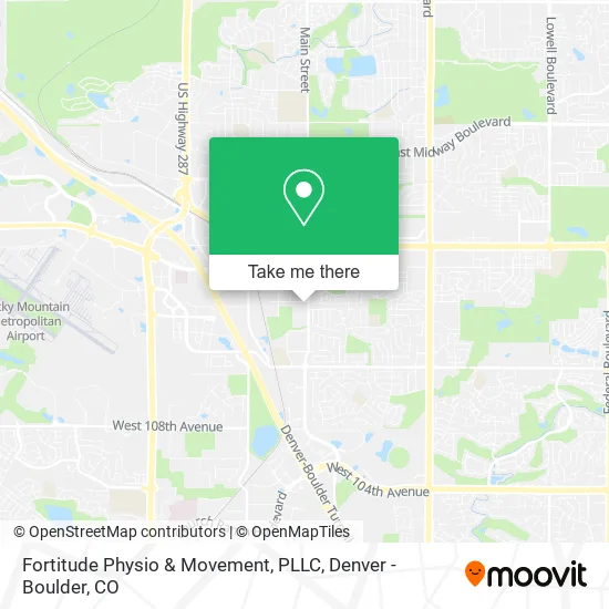 Fortitude Physio & Movement, PLLC map