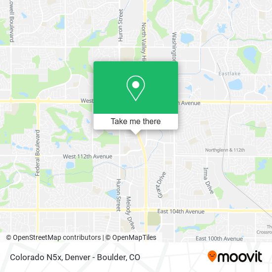 Mapa de Colorado N5x