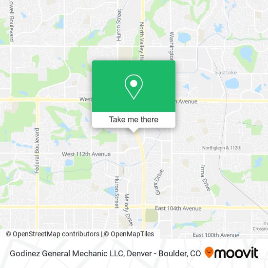 Mapa de Godinez General Mechanic LLC