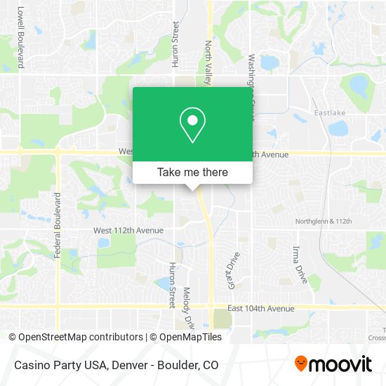 Mapa de Casino Party USA