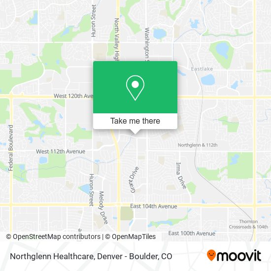 Northglenn Healthcare map