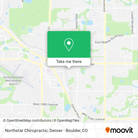 Northstar Chiropractic map