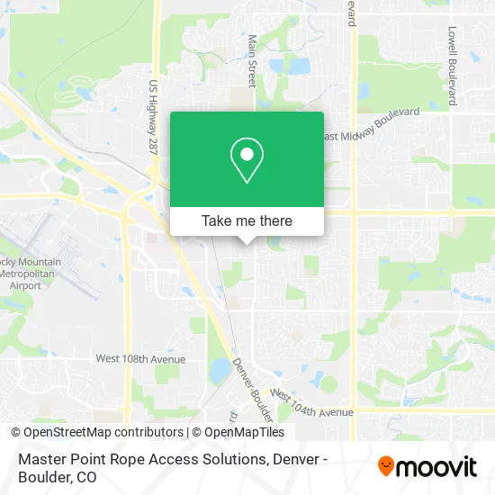 Master Point Rope Access Solutions map