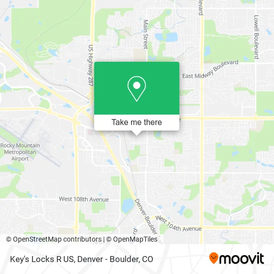 Key's Locks R US map