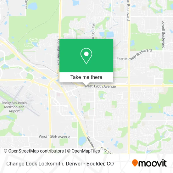 Change Lock Locksmith map