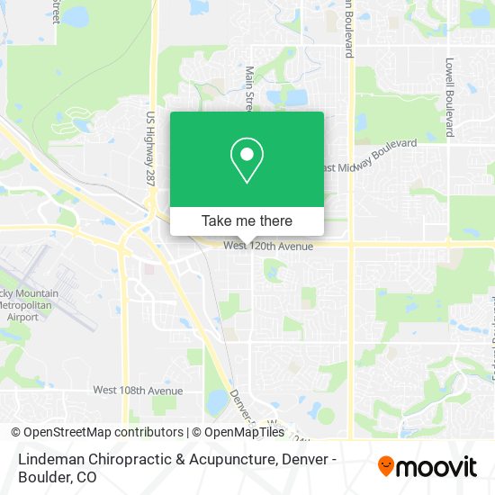 Lindeman Chiropractic & Acupuncture map