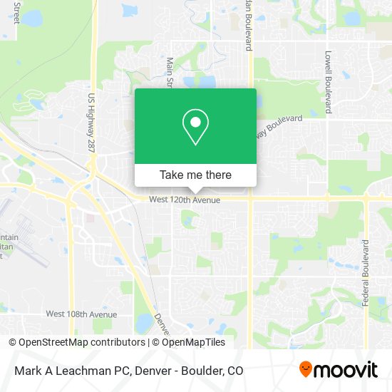 Mark A Leachman PC map