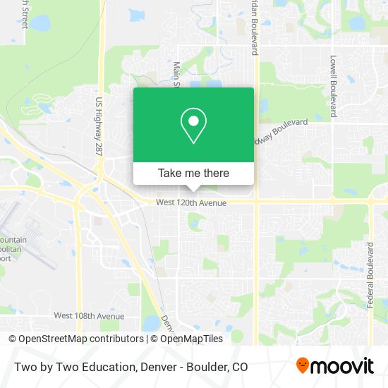 Mapa de Two by Two Education