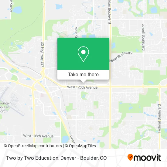 Two by Two Education map