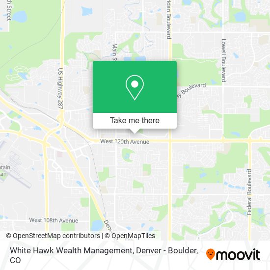 Mapa de White Hawk Wealth Management