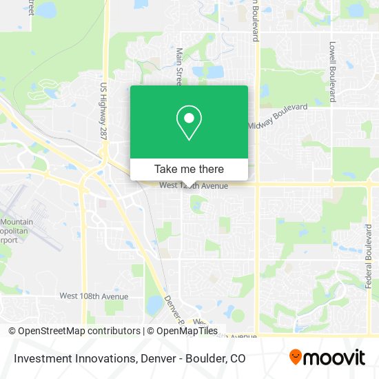 Mapa de Investment Innovations