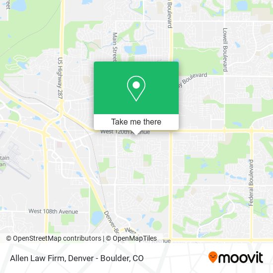 Mapa de Allen Law Firm