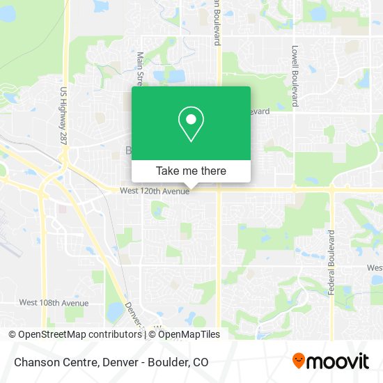 Chanson Centre map