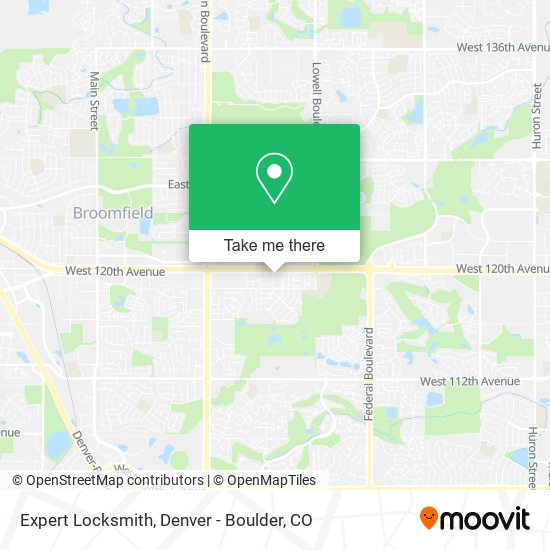 Expert Locksmith map