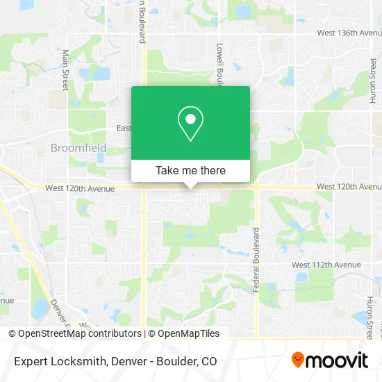 Expert Locksmith map