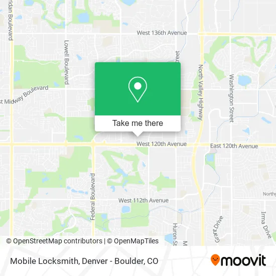 Mobile Locksmith map