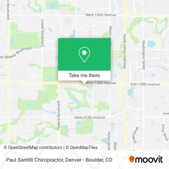 Paul Santilli Chiropractor map