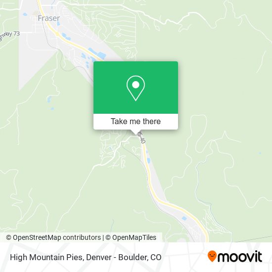 High Mountain Pies map