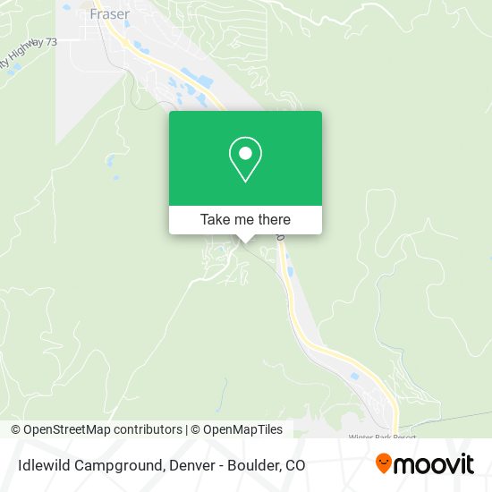 Idlewild Campground map