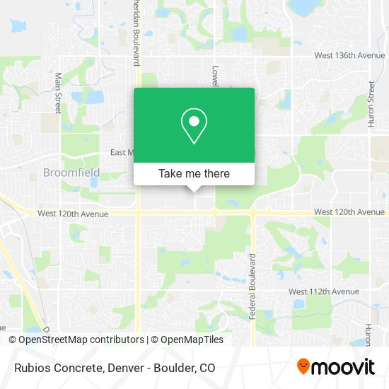 Rubios Concrete map