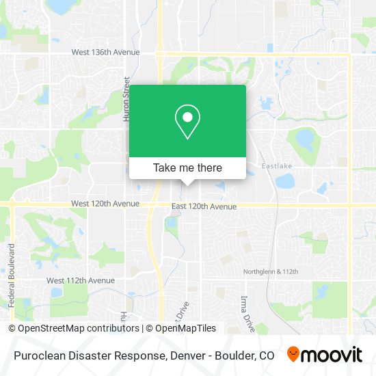 Puroclean Disaster Response map