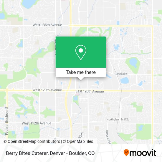 Berry Bites Caterer map