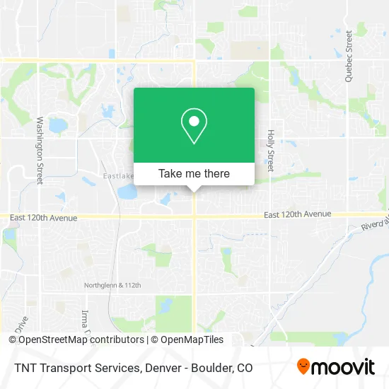 Mapa de TNT Transport Services