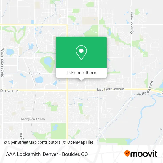 AAA Locksmith map