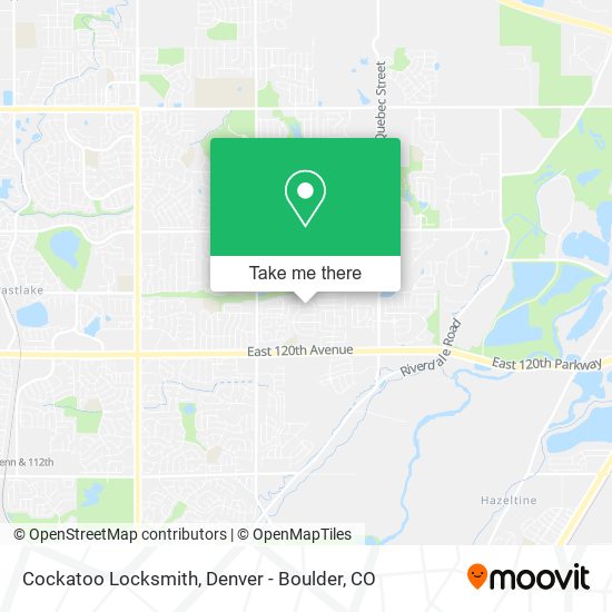 Mapa de Cockatoo Locksmith