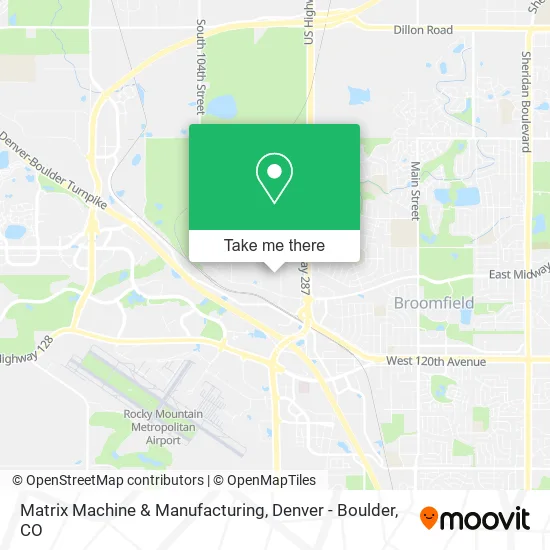 Matrix Machine & Manufacturing map