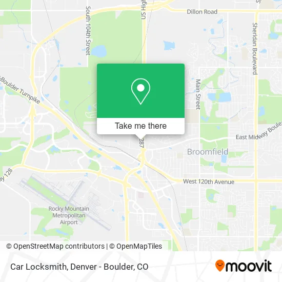 Car Locksmith map