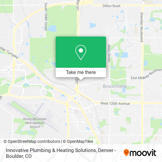 Innovative Plumbing & Heating Solutions map