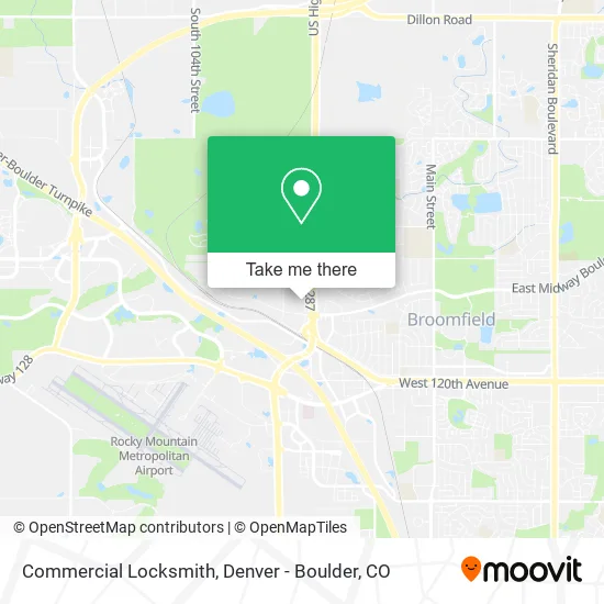 Commercial Locksmith map