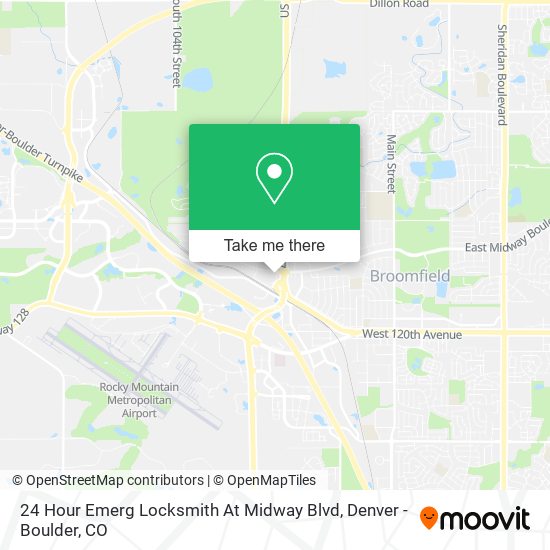 24 Hour Emerg Locksmith At Midway Blvd map
