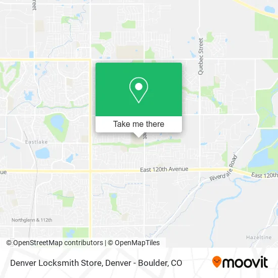 Mapa de Denver Locksmith Store