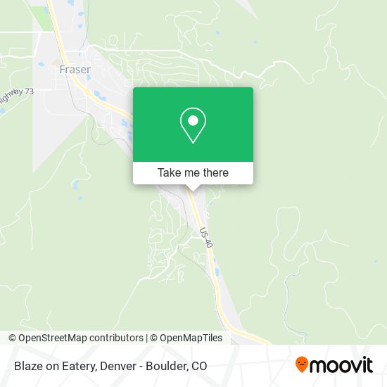 Mapa de Blaze on Eatery