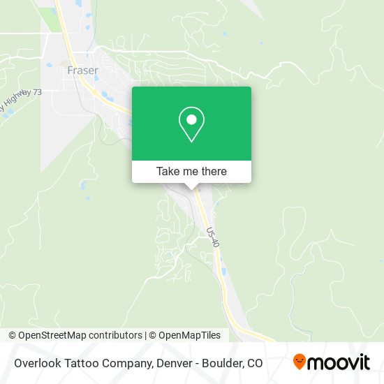 Overlook Tattoo Company map