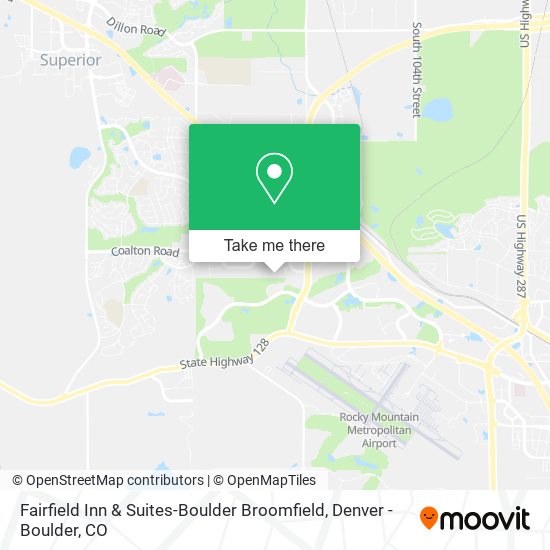Fairfield Inn & Suites-Boulder Broomfield map
