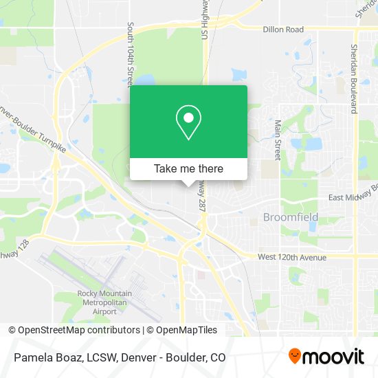 Pamela Boaz, LCSW map