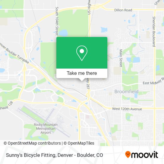 Sunny's Bicycle Fitting map