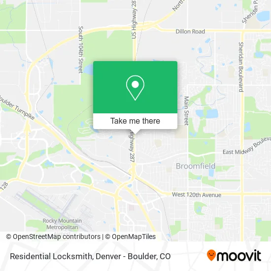 Residential Locksmith map