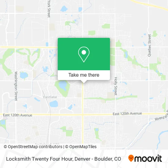 Locksmith Twenty Four Hour map