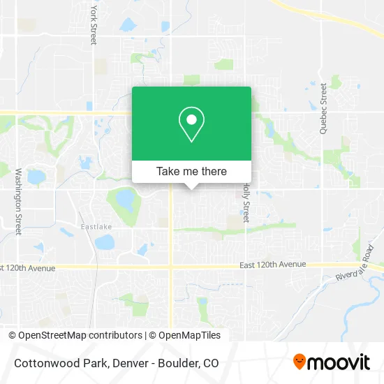 Cottonwood Park map