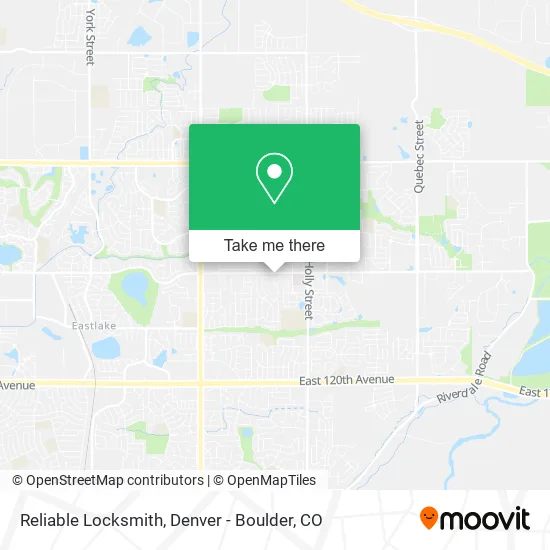 Reliable Locksmith map