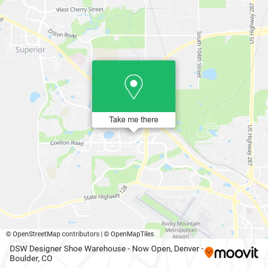 DSW Designer Shoe Warehouse - Now Open map