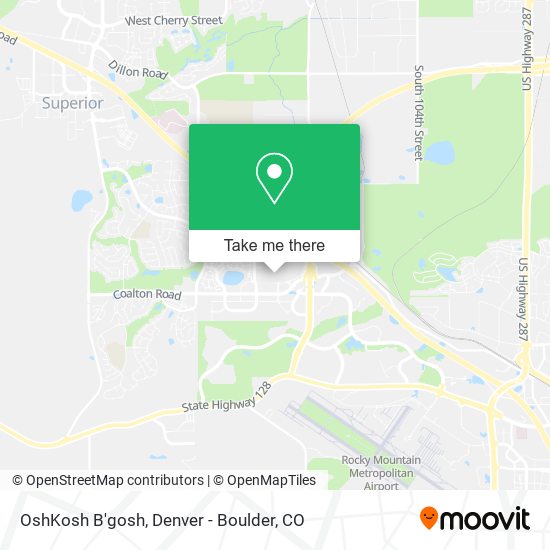OshKosh B'gosh map