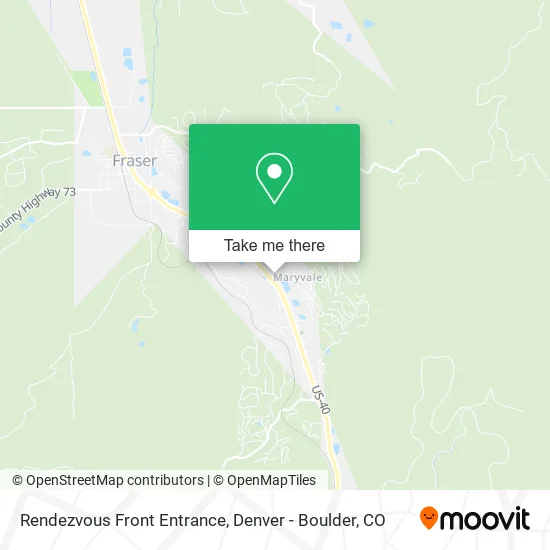 Rendezvous Front Entrance map